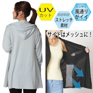 M L ライトグレー Uvカットパーカーを税込 送料込でお試し サンプル百貨店 グローバルジャパン