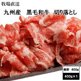 【400g】牧場直送！九州産黒毛和牛切り落とし