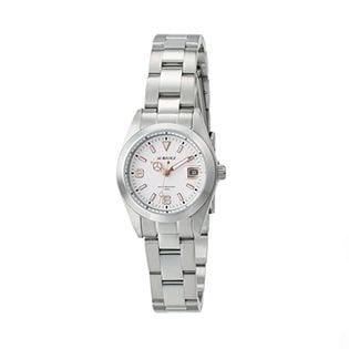 AUREOLE 日本製 レディース時計 シルバー バンド付き AUREOLE オレオール レディース ウォッチを税込・送料込でお試し