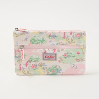 [Cath Kidston]キッズ ペンケース DOUBLE ZIP PENCILCASE ピンク