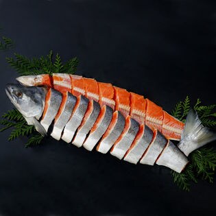 極上紅鮭姿切身「A」 1本・1．3‐1．6kg