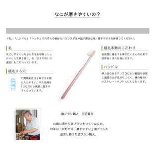 24本 歯ブラシ職人 田辺重吉考案 磨きやすい歯ブラシ 先細 6本組 4個セットを税込 送料込でお試し サンプル百貨店 株式会社e コンシェル