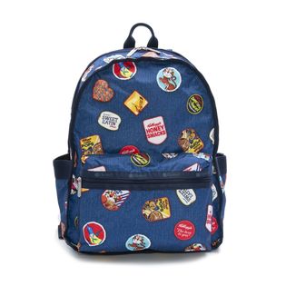 【LeSportsac×KELLOGG'S】バックパック ROUTE BACKPACK ネイビー系
