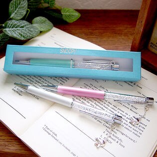 18金仕上げ スワロフスキー ボールペン スヌーピー チャーム 筆記用具 ビビットピンク を税込 送料込でお試し サンプル百貨店 株式会社ファミリエ