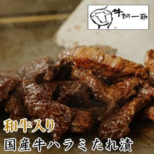 【700g】牧場直送！国産牛（和牛入り）特製たれ漬 ハラミ肉！