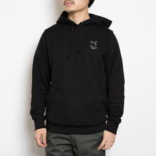 メゾンキツネ パーカー ブラック Maison Kitsune (メゾン キツネ) 裏毛