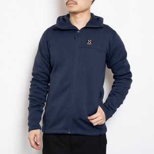Mサイズ [Haglofs]メンズフリース SWOOK HOOD ネイビー