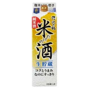 米だけの酒 コクとうまみなのにすっきり　1800ml×6本