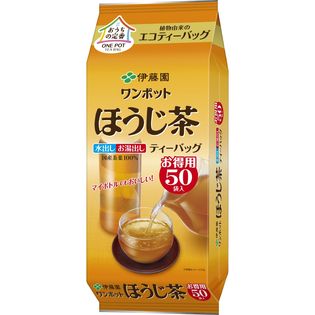 伊藤園 ワンポット ほうじ茶 (エコティーバッグ) 3.5g×50袋×5個
