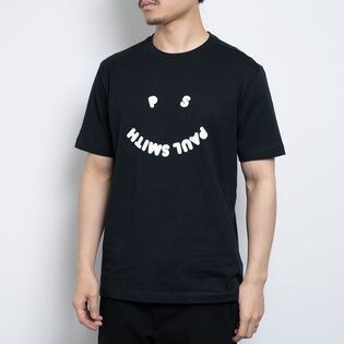 Sサイズ [Paul Smith]Tシャツ PS HAPPY S/S T-SHIRT ブラックを税込 