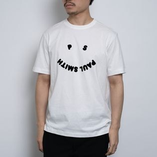 Sサイズ [Paul Smith]Tシャツ PS HAPPY S/S T-SHIRT オフホワイト