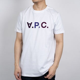 Mサイズ[A.P.C.]Tシャツ VPC MULTICOLORE M'S TEE VIOLETを税込・送料