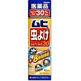 【第2類医薬品】ムヒの虫よけムシペールα30  虫よけ ディート