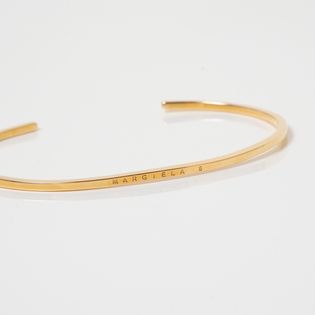 サイズ3[MM6 Maison Margiela]ブレスレット LOGO BRACELET ゴールドを