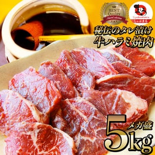 【計5kg】牛ハラミ焼肉（タレ漬け）250g×20パック