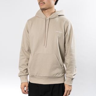 Lサイズ [CarharttWIP]パーカー SCRIPT EMBROIDERY ベージュを税込 