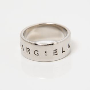 5サイズ [MM6 MaisonMargiela] 指輪 LOGO RINGS シルバー