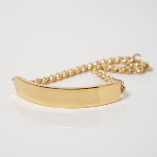 T2サイズ [A.P.C]ブレスレット DARWIN GOURMETTE ゴールド