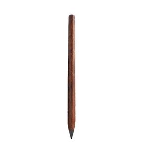 【ブラウン】 エターナルペンシル 5本セット ＜ウッドデザイン＞ 削らない 鉛筆 えんぴつ