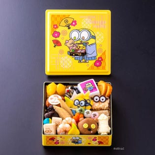 【12/29着】【2人前/21品目】おせち一段重「ミニオン」