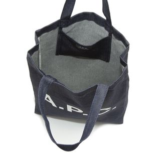A.P.C] トートバッグ MINI ANSES LOU TOTE ネイビーを税込・送料