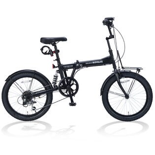 【マットブラック】 折畳セミファット20・6SP・リアサス