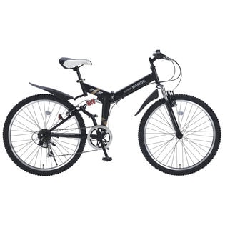 【マットブラック】 折畳ATB26・6SP・Wサス