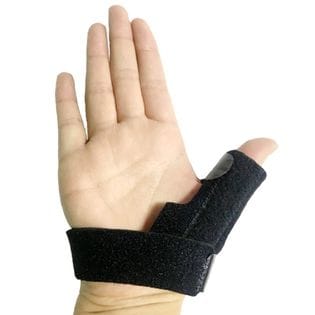 【ブラック】サポーター 野球 指サポーター ばね指 突き指 指 固定 指のサポーター