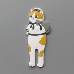 【F.リュック猫】ねこ マグネットフック かわいい 磁石 猫 デザイン 猫グッズ 雑貨 磁石