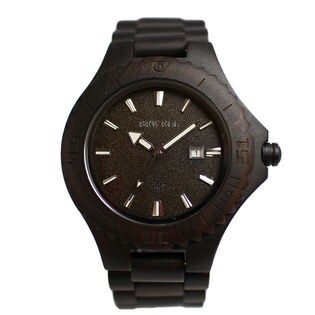 木製腕時計 日本製ムーブメント 日付機能 47mmビッグケース WDW003-03
