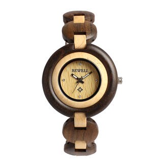木製腕時計 天然素材 軽量 ブレスレットタイプ WDW021-01
