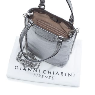 GIANNI CHIARINI]ミニショルダーバッグ CAMILLA シルバーを税込・送料 