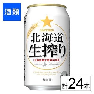 サッポロ 北海道生搾り 350ml×24本