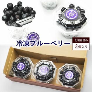 【300g】化粧箱カップ入り （100g×3個）冷凍ブルーベリー