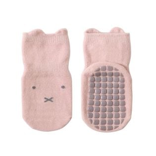【ピンク・M】ベビー 靴下 新生児 滑り止め ベビーソックス 子供 幼児 ソックス 赤ちゃん