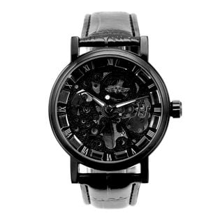 自動巻き腕時計 ブラックケース フルスケルトン腕時計 ATW022-BLK メンズ腕時計