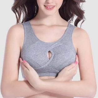 【グレー2枚XL】スポーツブラ スポブラ ナイトブラ カップ付きインナー ブラジャー かわいい