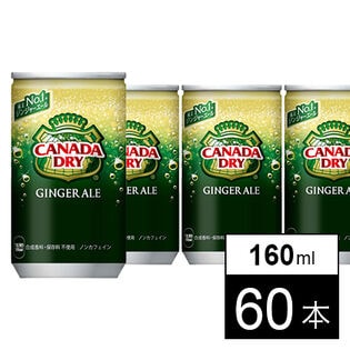【60本】カナダドライジンジャーエール 160ml缶