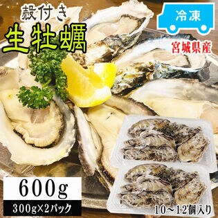 【600g(10~12個入り)】宮城県産 蒸し牡蠣 冷凍