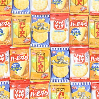 【計32個】亀田のミニおせんべい（個包装）4種アソートセット