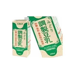 【1000ml×12本】九州乳業 みどり調製豆乳