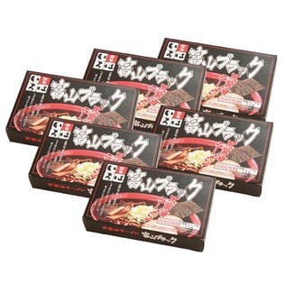 【計12食】富山ブラックラーメン 「麺家いろは」 醤油味