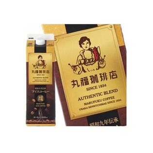 【1L×6本】丸福珈琲店 昭和九年伝承アイスコーヒー【甘さひかえめ】