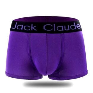 【パープルXL】メンズ　ボクサーパンツ 下着 パンツ トランクス メンズパンツ
