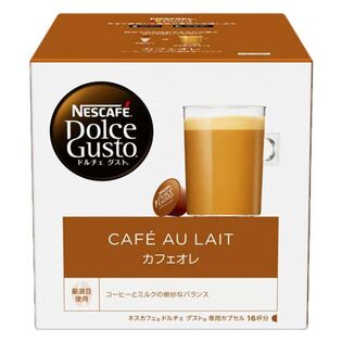 【16個入×1箱】ネスカフェ ドルチェグスト 専用カプセル【カフェオレ】