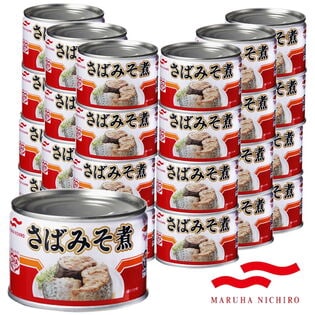【さばみそ煮/150g×24缶】マルハニチロ さばみそ煮缶詰