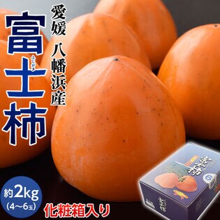 【予約受付】12/4~順次出荷【 約2kg/（4〜6玉）】愛媛県産『富士柿』
