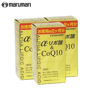 マルマン　αリポ酸アンドCoQ10    4個セット