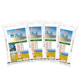 【計20kg(5kg×4袋)】令和5年産 北海道産ななつぼし 無洗米