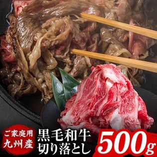 【500g】黒毛和牛切り落とし※ご家庭用